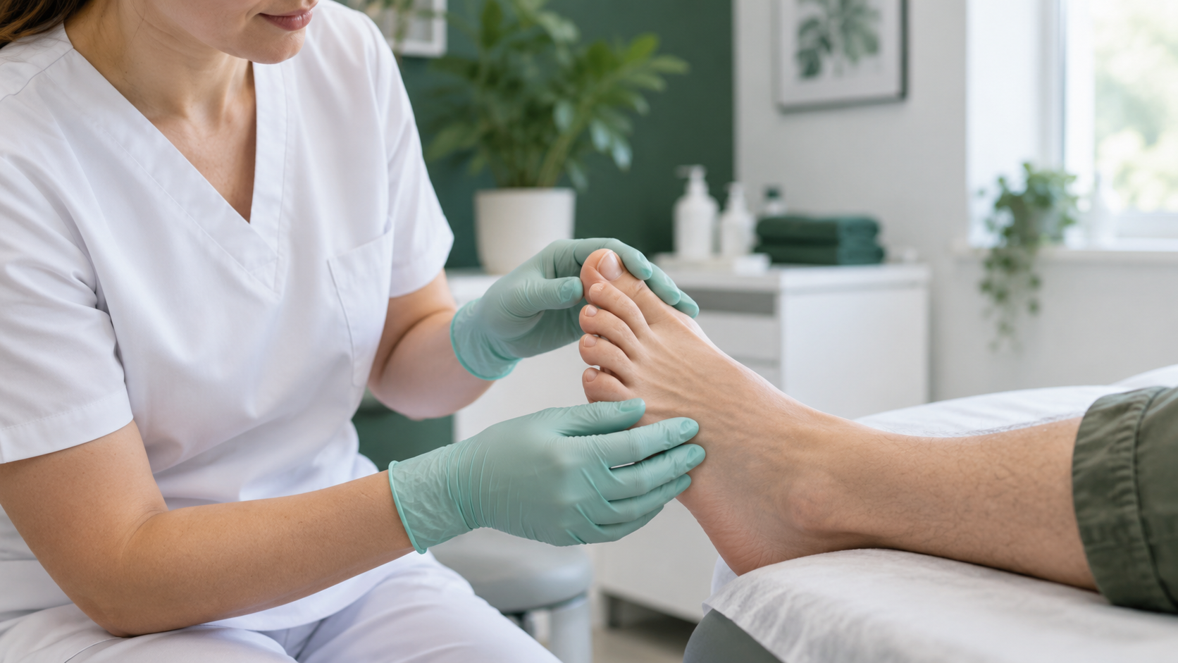 Valutazione podologica professionale del piede e delle unghie