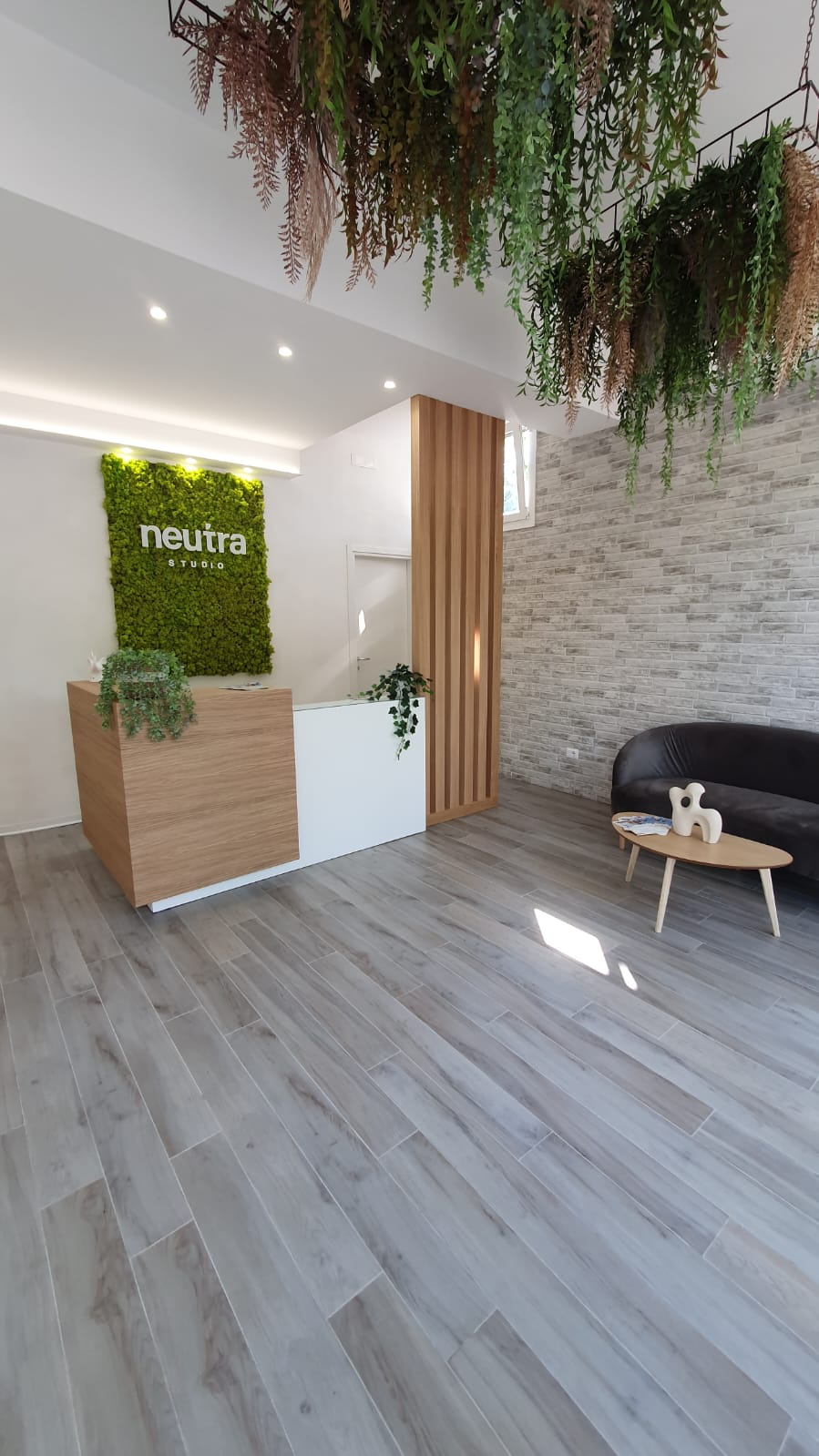 Reception e sala d’attesa di Neutra Studio a Palestrina